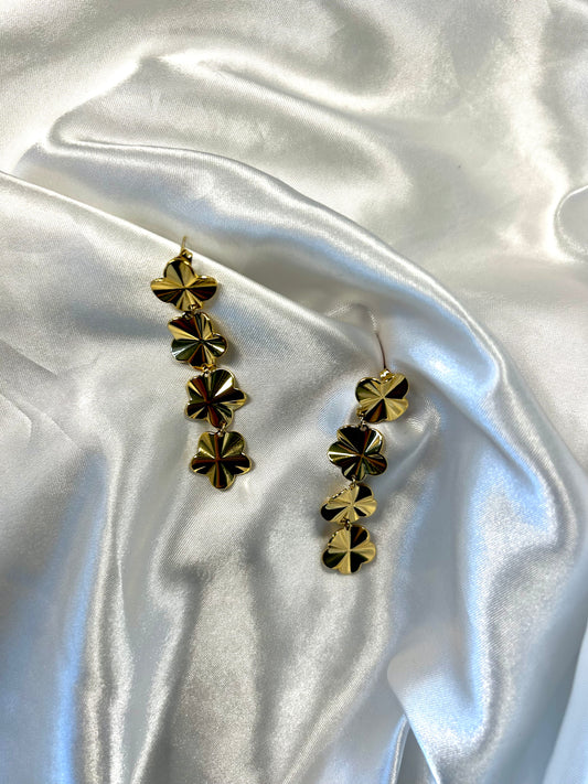 boucles d'oreilles fleurs